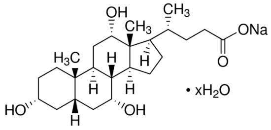 图片 胆酸钠水合物 [水合胆酸钠]，Sodium cholate hydrate；PharmaGrade, Manufactured under appropriate controls for use as a raw material in pharma or biopharmaceutical production.