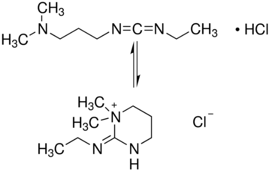 图片 N-(3-二甲基氨基丙基)-N′-乙基碳二亚胺盐酸盐，N-(3-Dimethylaminopropyl)-N′-ethylcarbodiimide hydrochloride [EDC, EDAC, WSC]；≥99.0% (AT)