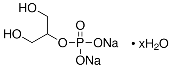 图片 磷酸甘油二钠盐水合物，Glycerol phosphate disodium salt hydrate；isomeric mixture