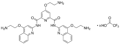 图片 吡多司汀三氟乙酸盐，Pyridostatin trifluoroacetate salt [RR82]；≥98% (HPLC)