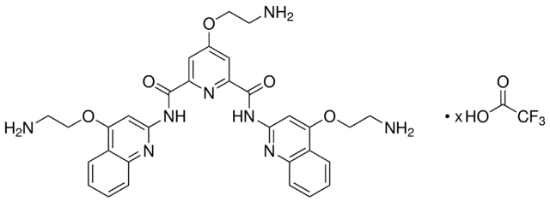 图片 吡多司汀三氟乙酸盐，Pyridostatin trifluoroacetate salt [RR82]；≥98% (HPLC)