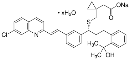 图片 孟鲁司特钠水合物，Montelukast sodium hydrate；≥98% (HPLC)