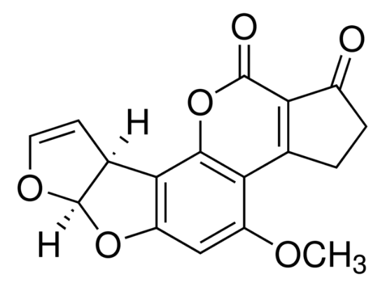 图片 黄曲霉毒素B1 [黄曲霉素B1]，Aflatoxin B1 from Aspergillus flavus [AFB1]；≥98.0% (HPLC)