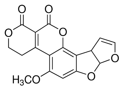 图片 黄曲霉素G1，Aflatoxin G1；from Aspergillus flavus