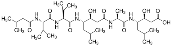 图片 胃蛋白酶抑制剂，Pepstatin A；microbial, ≥90% (HPLC)