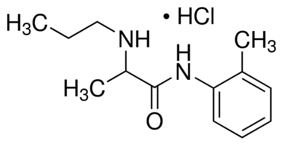 图片 丙胺卡因盐酸盐，Prilocaine hydrochloride；99%-101.0%, meets USP testing specifications