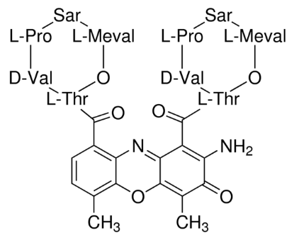 图片 放线菌素D [更生霉素]，Actinomycin D；from Streptomyces sp., ~98% (HPLC)