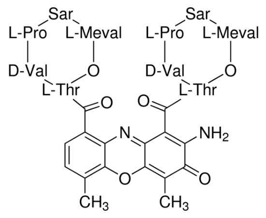 图片 放线菌素D [更生霉素]，Actinomycin D；from Streptomyces sp., ~98% (HPLC)