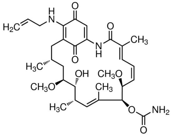图片 17-烯丙基胺格尔德霉素，17-(Allylamino)-17-demethoxygeldanamycin [17-AAG]；≥98% (HPLC), solid