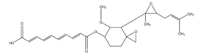 图片 烟曲霉素，Fumagillin from Aspergillus fumigatus；≥90%, powder