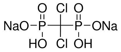 图片 二氯亚甲基二膦酸二钠盐 [氯屈膦酸二钠盐]，Dichloromethylenediphosphonic acid disodium salt [Cl2MDP, DMDP]