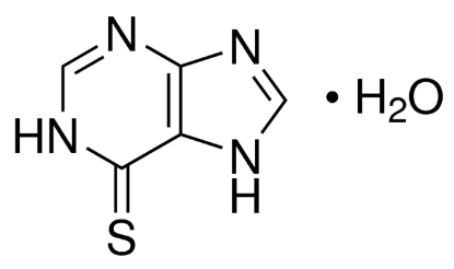 图片 6-巯基嘌呤一水合物，6-Mercaptopurine monohydrate；98%
