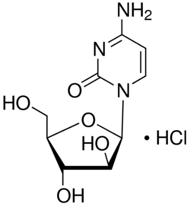 图片 胞嘧啶β-D-呋喃阿拉伯糖苷盐酸盐 [盐酸阿糖胞苷]，Cytosine β-D-arabinofuranoside hydrochloride [Ara-C HCl]；crystalline, ≥99%