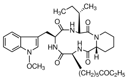 图片 制蚜菌素，Apicidin；≥98% (HPLC), from microbial