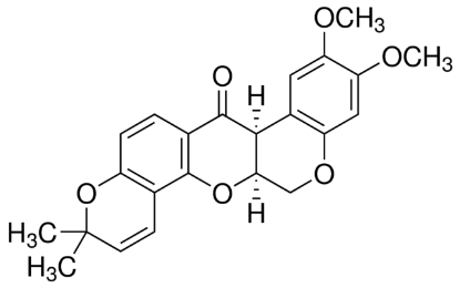 图片 (−)- 鱼藤素，(−)-Deguelin；>98% (HPLC), powder