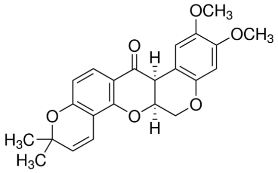 图片 (−)- 鱼藤素，(−)-Deguelin；>98% (HPLC), powder