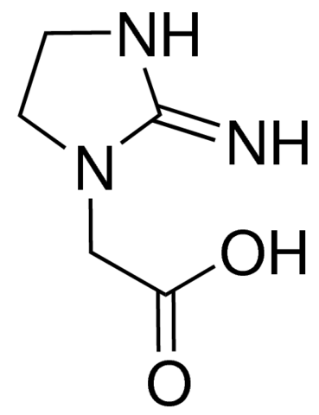 图片 2-亚氨基-1-咪唑啉乙酸 [环肌酸]，2-Imino-1-imidazolidineacetic acid；98%