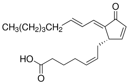 图片 15-脱氧-Δ12,14-前列腺素J2，15-Deoxy-Δ12,14-prostaglandin J2 [14-PGJ2]；≥95% (HPLC), 1 mg/mL in methyl acetate
