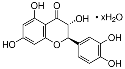 图片 (±)-紫杉叶素水合物 [花旗松素]，(±)-Taxifolin hydrate；≥90% (HPLC)
