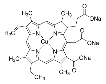 图片 叶绿素铜钠盐，Chlorophyllin sodium copper salt；commercial grade