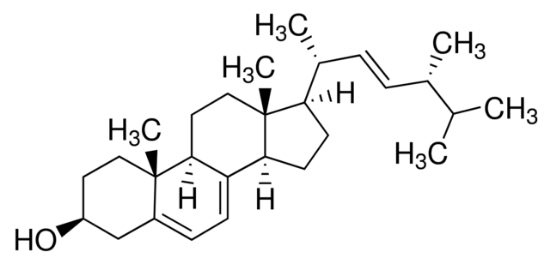 图片 麦角甾醇 [麦角固醇]，Ergosterol；≥75.0%