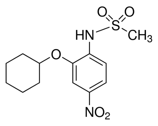 图片 N-[2-(环己氧基)-4-硝基苯基]甲磺酰胺，NS-398；≥98% (HPLC), solid