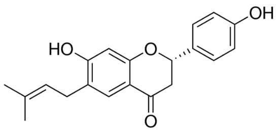 图片 补骨脂甲素 [补骨脂二氢黄酮]，Bavachin；from Psoralea coryfolia, ≥97% (HPLC)