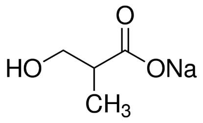 图片 (±)β-羟基异丁酸钠，(±)-Sodium β-hydroxyisobutyrate [(±)-β-HIBA-Na]；≥96.0%