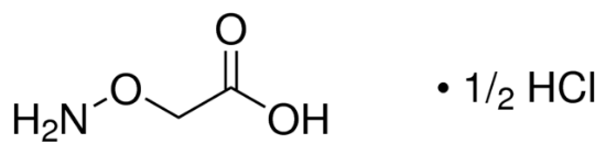 图片 O-(羧甲基)羟胺半盐酸盐，O-(Carboxymethyl)hydroxylamine hemihydrochloride；98%