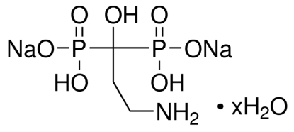 图片 帕米膦酸二钠盐水合物，Pamidronate disodium salt hydrate；≥95% (NMR), solid
