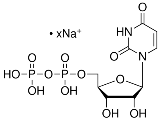 图片 尿苷-5'-二磷酸三氢钠盐来源于酿酒酵母 [UDP钠盐]，Uridine 5′-(trihydrogen diphosphate) sodium salt from Saccharomyces cerevisiae；95.0-100.0%