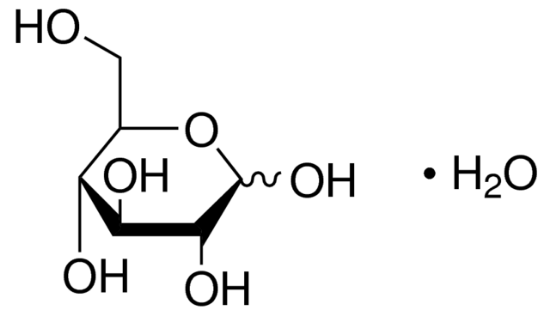 图片 D-(+)-葡萄糖一水合物，D-(+)-Glucose monohydrate [Dextrose monohydrate]；meets USP testing specifications, 97.5-102.0%
