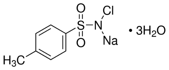 图片 氯胺T三水合物，Chloramine T trihydrate [CAT]；purum p.a., for the detection of halogens and bromate, ≥98.0%