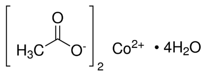 图片 乙酸钴四水合物，Cobalt(II) acetate tetrahydrate；reagent grade, ≥99.5%