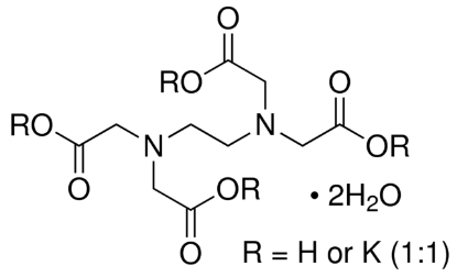 图片 乙二胺四乙酸二钾盐二水合物 [EDTA二钾盐]，Ethylenediaminetetraacetic acid dipotassium salt dihydrate；≥98%