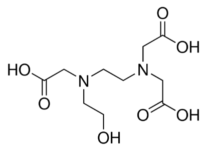 图片 N-(2-羟乙基)乙二胺-N,N′,N′-三乙酸，N-(2-Hydroxyethyl)ethylenediamine-N,N′,N′-triacetic acid [HEDTA, HEEDTA]；~98%