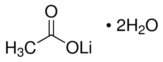 图片 乙酸锂二水合物 [二水醋酸锂]，Lithium acetate dihydrate；reagent grade