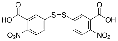 图片 5,5'-二硫代双(2-硝基苯甲酸)，5,5′-Dithiobis(2-nitrobenzoic acid) [DTNB]；ReagentPlus®, 99%