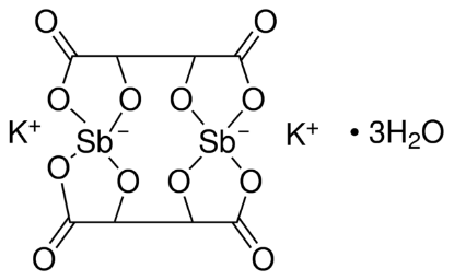 图片 酒石酸氧锑钾三水合物 [吐酒石]，Potassium antimonyl tartrate trihydrate；ACS reagent, ≥99%