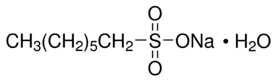 图片 1-庚烷磺酸钠一水合物，Sodium 1-heptanesulfonate monohydrate；≥96.0% (T)