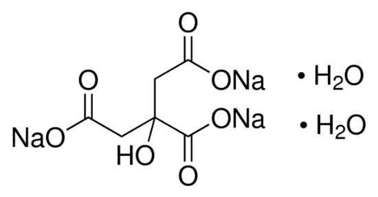 图片 柠檬酸三钠二水合物，Sodium citrate tribasic dihydrate；≥98%
