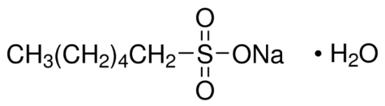 图片 1-己烷磺酸钠一水合物，Sodium 1-hexanesulfonate monohydrate；≥98.0% (T)