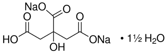 图片 柠檬酸二钠倍半水合物，Sodium citrate dibasic sesquihydrate；purum p.a., ≥99.0% (T)