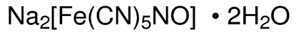 图片 硝普钠二水合物，Sodium nitroferricyanide(III) dihydrate [SNP]；[disodium pentacyanonitrosyl ferrate(III) dihydrate] GR for analysis ACS,Reag. Ph Eur, 99.0-102.0%