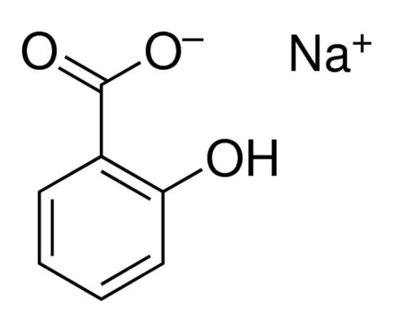 图片 水杨酸钠，Sodium salicylate；meets USP testing specifications, 98.0-102.0%