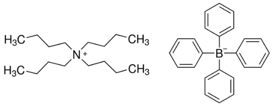 图片 四正丁基四苯基硼酸铵，Tetrabutylammonium tetraphenylborate [TBATB]；99%