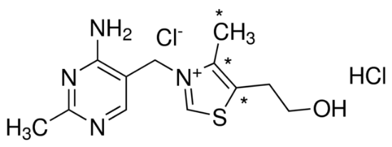 图片 盐酸硫胺 [维生素B1盐酸盐]，Thiamine hydrochloride；meets USP testing specifications, 98.0-102.0%
