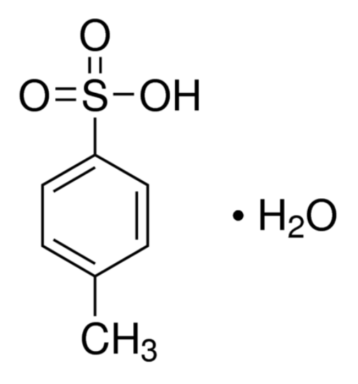 图片 对甲苯磺酸一水合物，p-Toluenesulfonic acid monohydrate [PTSA, p-TsOH]；ACS reagent, ≥98.5%