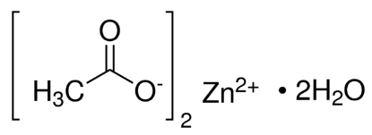 图片 醋酸锌二水合物 [二水乙酸锌]，Zinc acetate dihydrate；reagent grade, ≥98.0%