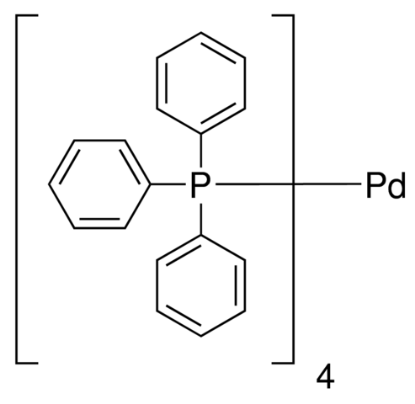 图片 四(三苯基膦)钯(0)，Tetrakis(triphenylphosphine) palladium(0) [Pd(PPh3)4]；99%